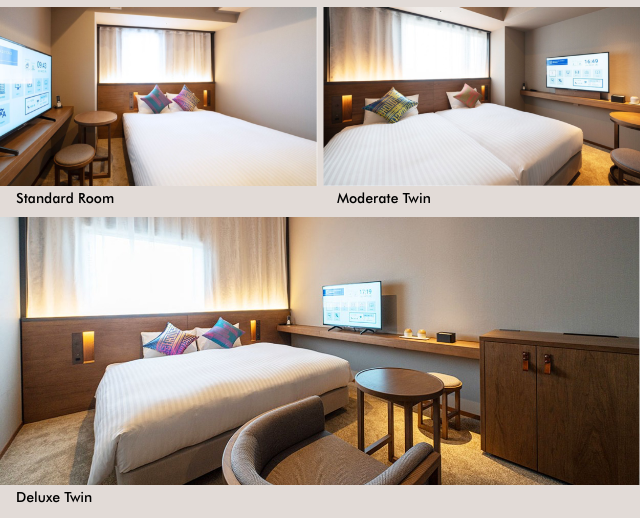 แนะนำห้องพักในโรงแรม Hotel Oriental Express Fukuoka Nakasu Kawabata