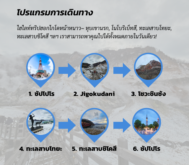 บริการรถตู้พร้อมคนขับ(สามารถพูดภาษาไทยหรือภาษาอังกฤษ) ฟรีน้ำดื่ม 1 ขวด ไม่รวม ค่าอาหารและเครื่องดื่ม ค่าประกันการเดินทาง ค่าเข้าตามสถานที่ต่างๆ และค่าใช้จ่ายส่วนตัวอื่นๆ